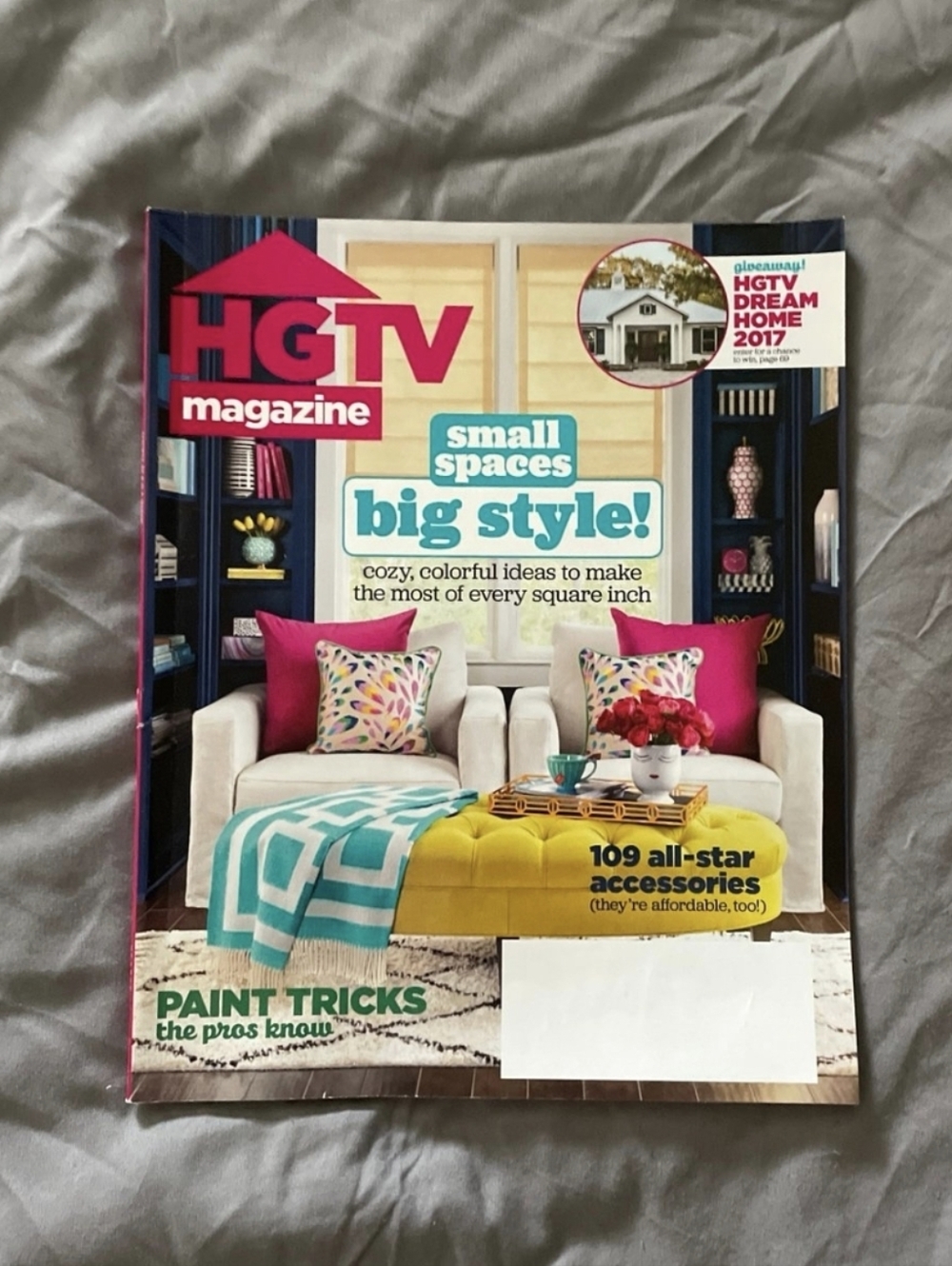 HGTV Small Spaces Big Style Magazine Yr 2017